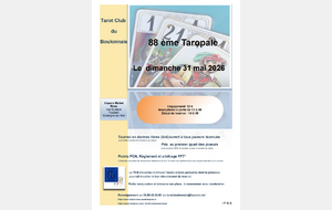 Taropale du dimanche 31 mai
