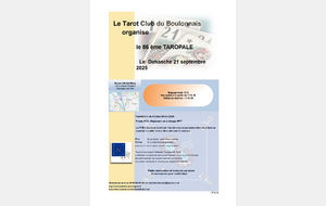 Taropale du 21 septembre 2021