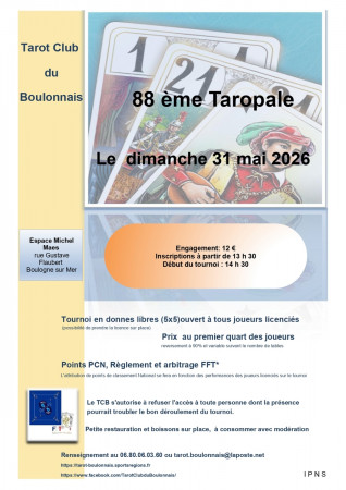 Taropale du dimanche 31 mai