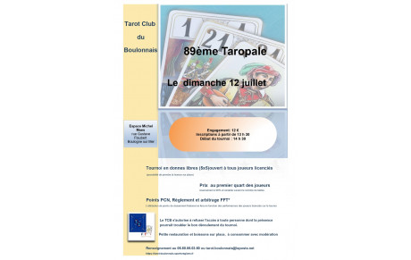 Taropale du dimanche 12 juillet 2026