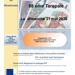 Taropale du dimanche 31 mai